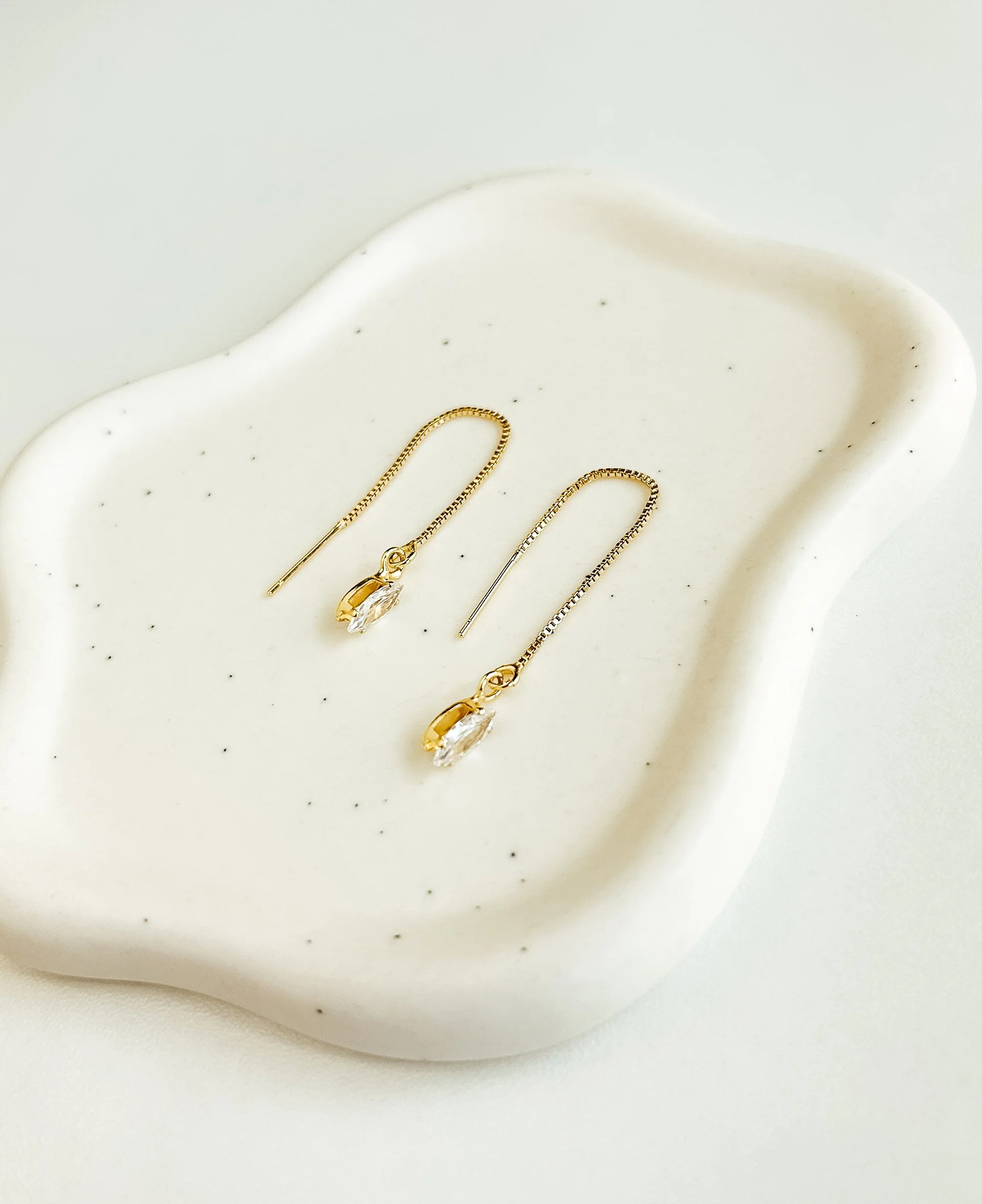 CZ Threader Earrings