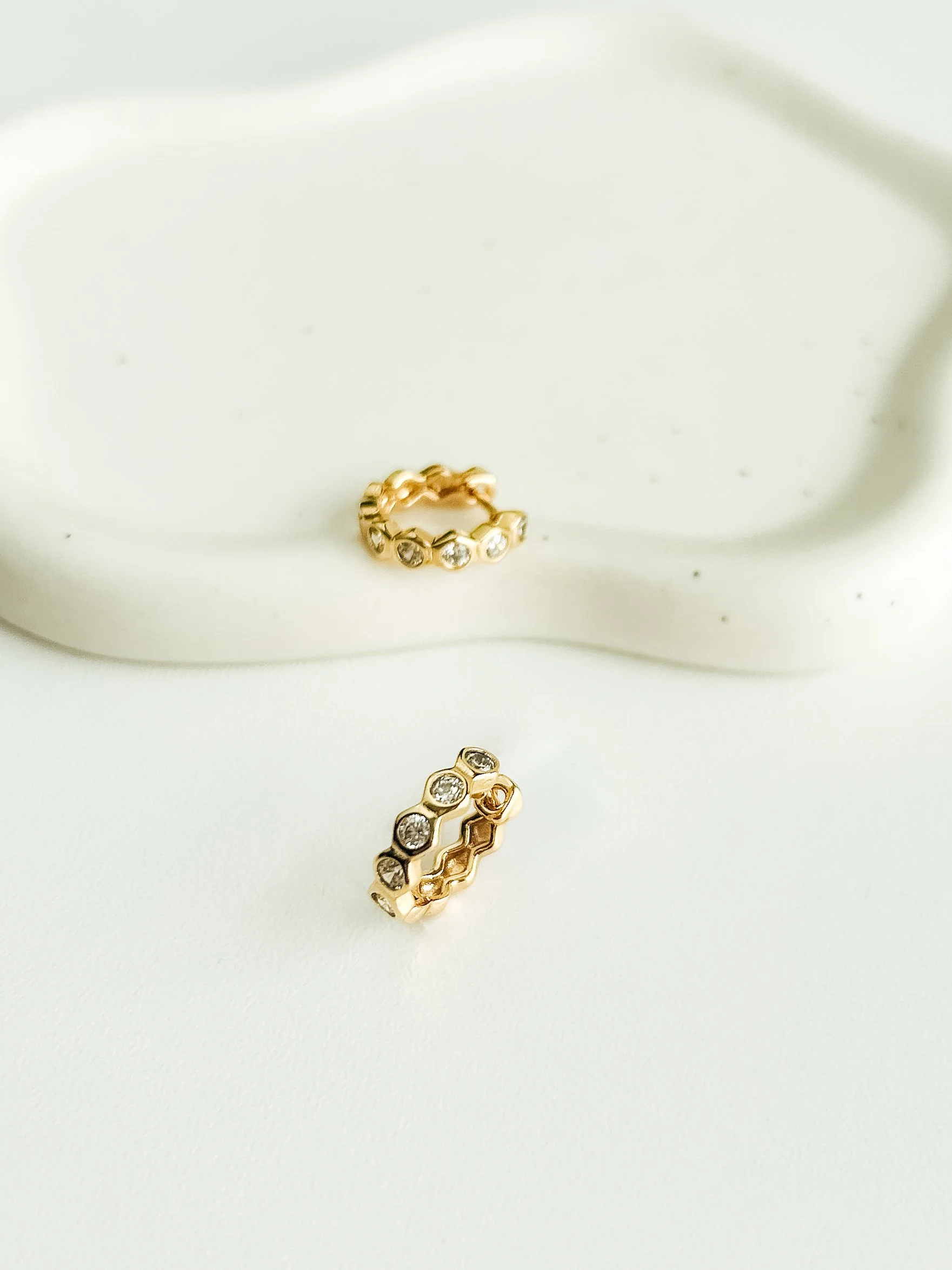 Radiant CZ Huggies