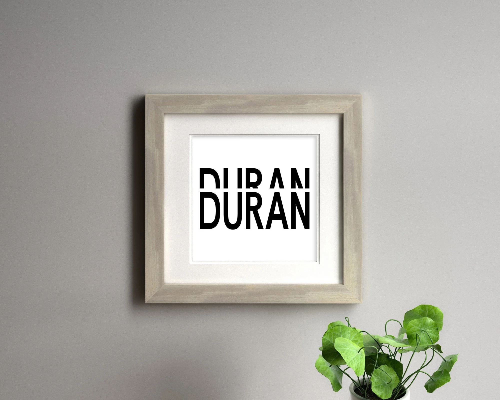 Decal Kit: Duran Duran Band Name, Paper Gods Inspired