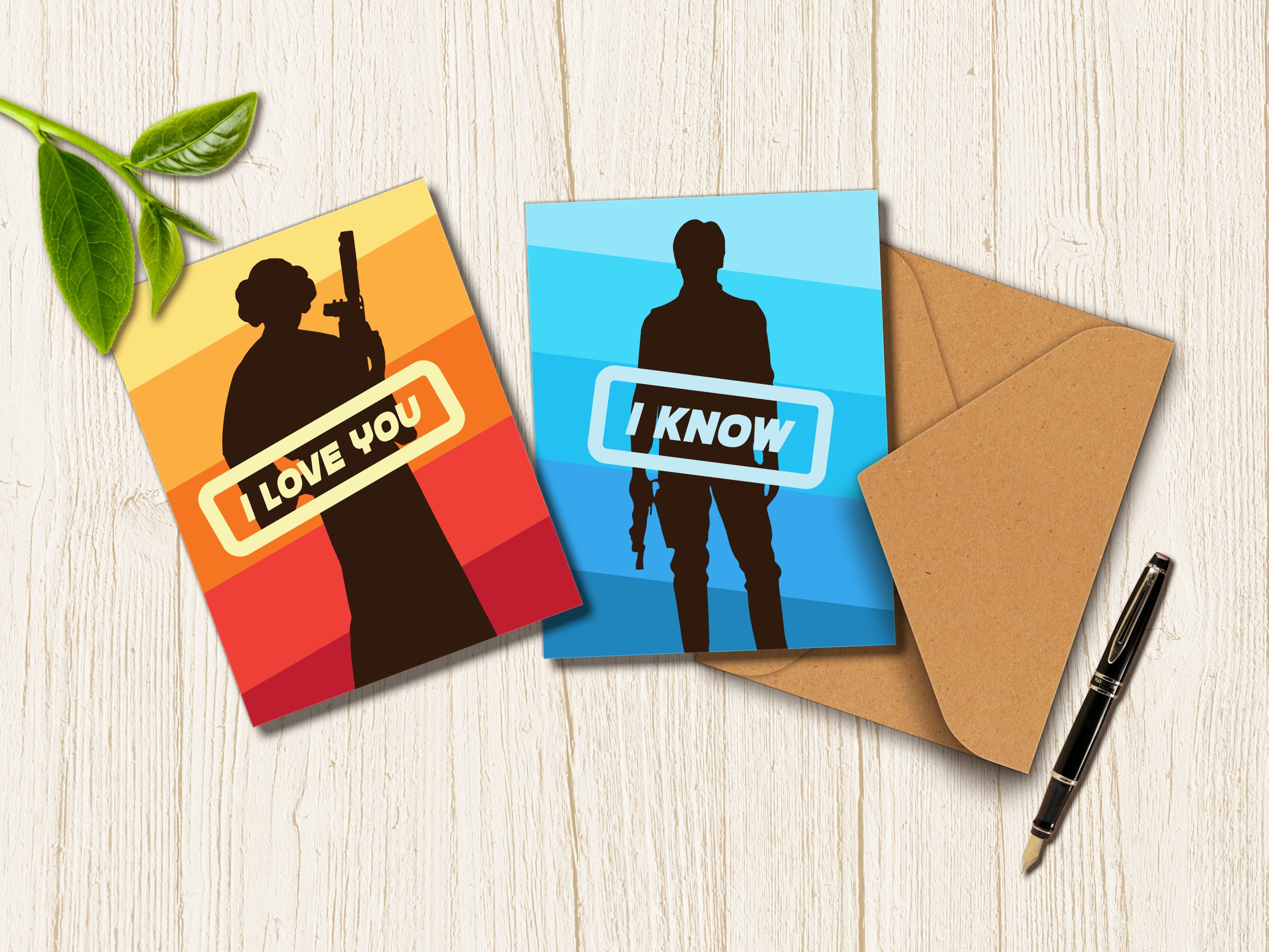 Greeting Cards: I Love You, I Know (Set of 2)
