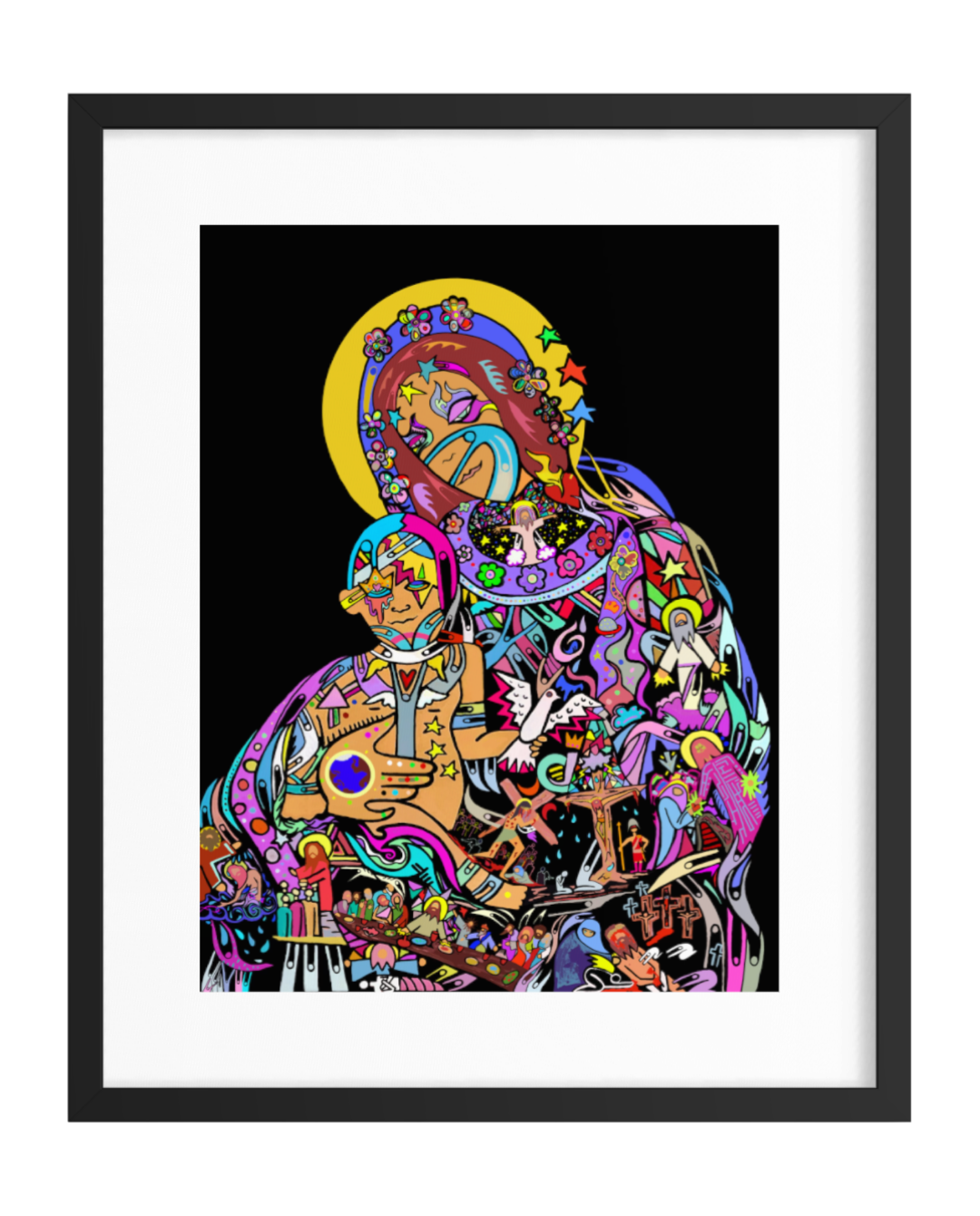 “Di-vine” Luxury Black Canvas Print