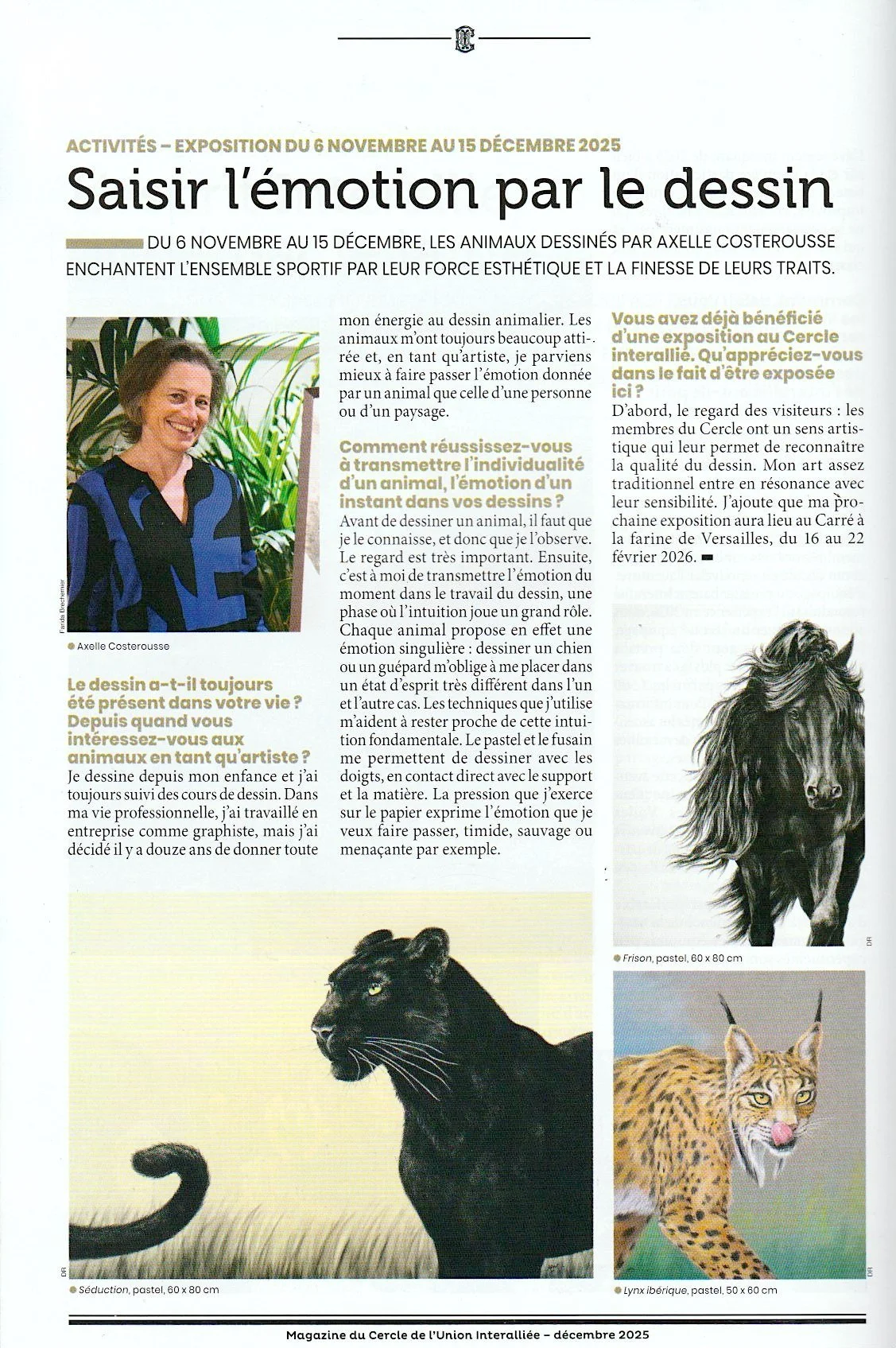 Magazine Cercle Interallié 2025