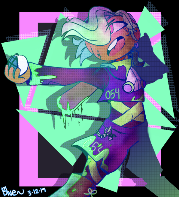 Blue's art