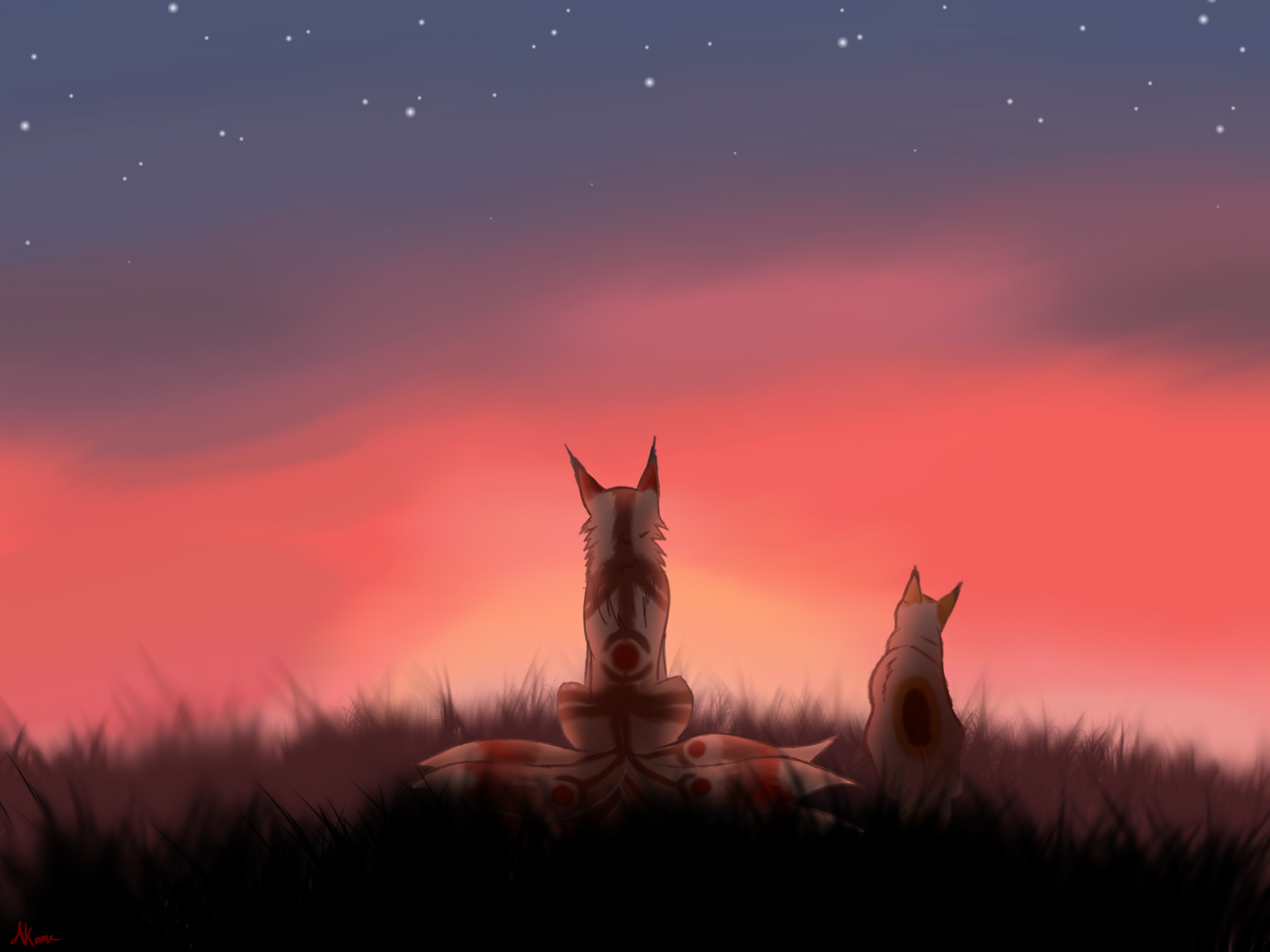 Akame Fox's art
