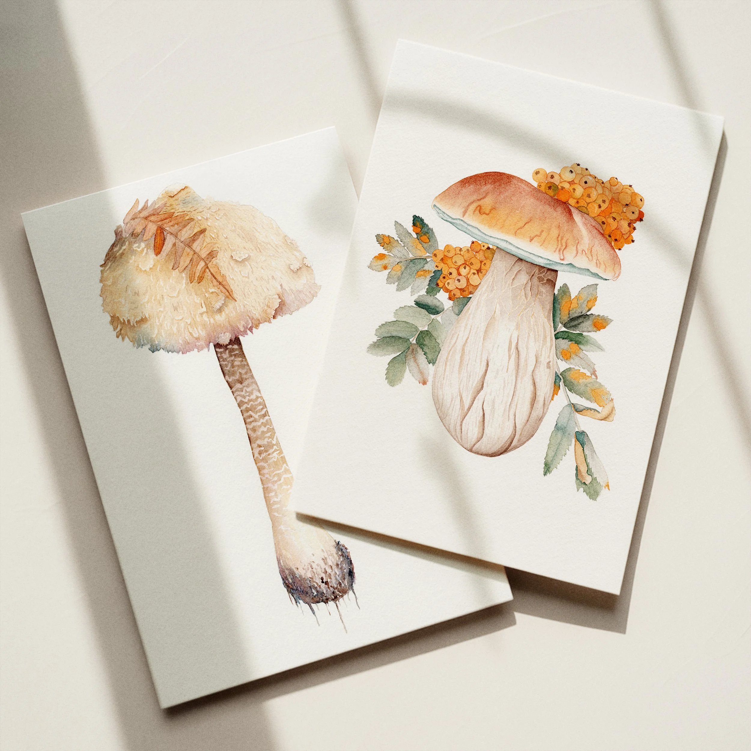 Stensopp & rönnbär - samlarvänlig miniprint