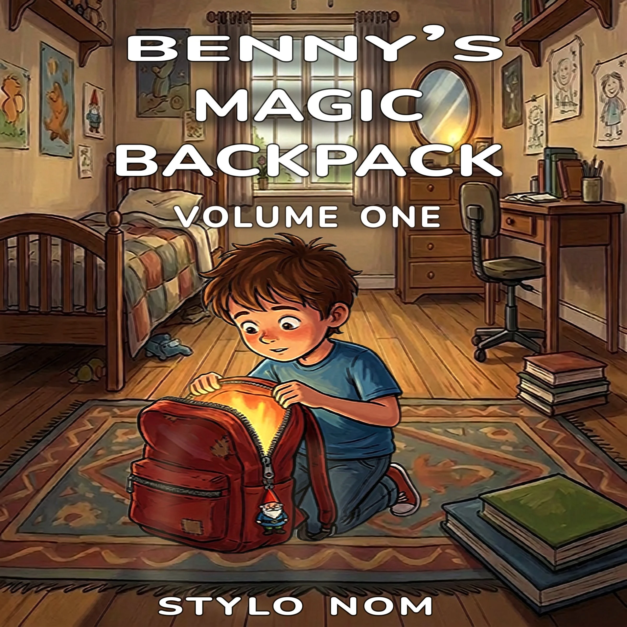Benny's Magic Backpack - Volume One.  Illustrated eBook