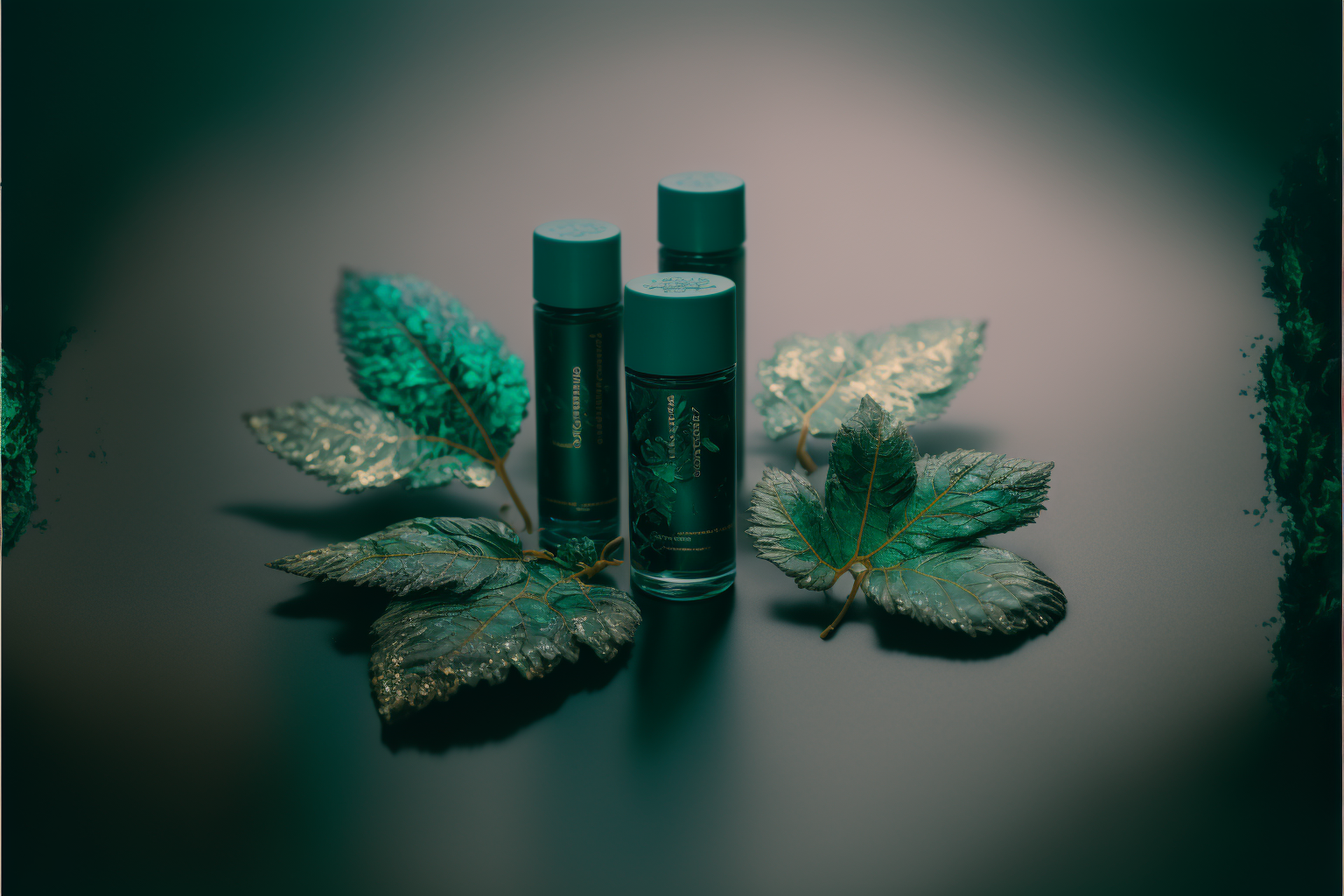 JojoFrank_bright_mint_leaves_leaves_floating_zero_gravity_extra_0265a19d-7960-4e23-9bb8-8e1650586dd0.png