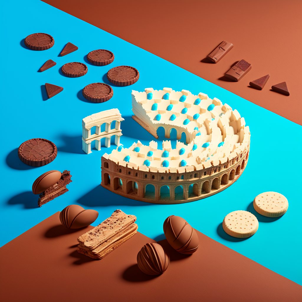 JojoFrank_isometric_angle_colosseum_made_of_chocolate_bars_and__5c4302d3-6f7e-4f5f-bf20-3caa7cb835d0.png