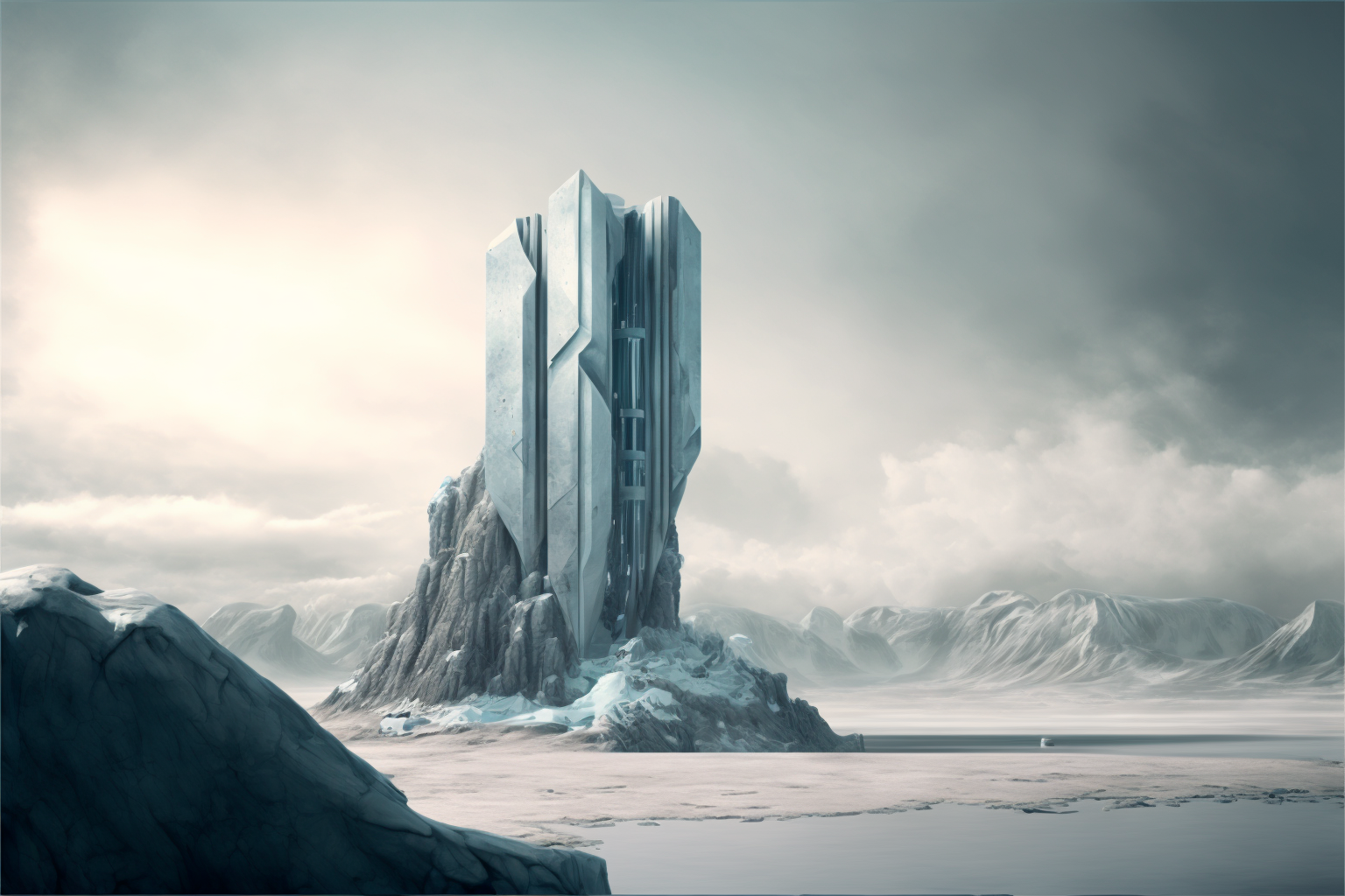 JojoFrank_futuristic_skyscraper_on_a_glacier_on_a_cliff_extreme_bfe4335f-365e-4fda-8a0d-b17faafa5e61.png