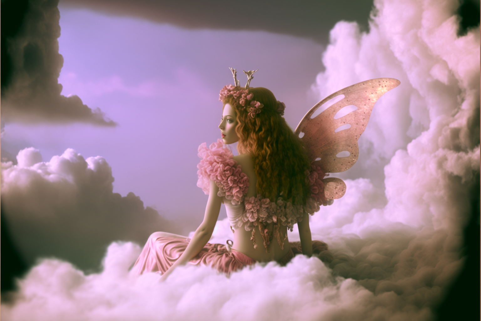 JojoFrank_pink_clouds_beautiful_fairy_with_butterfly_wings_look_e76ee903-6ad3-4dce-a434-f8f0fef8e9af.png