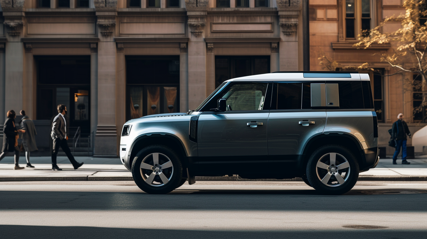 JojoFrank_profile_of_a_2023_Land_Rover_defender_parked_on_a_str_19808cd8-3c84-46b6-b632-bfa293478219.png