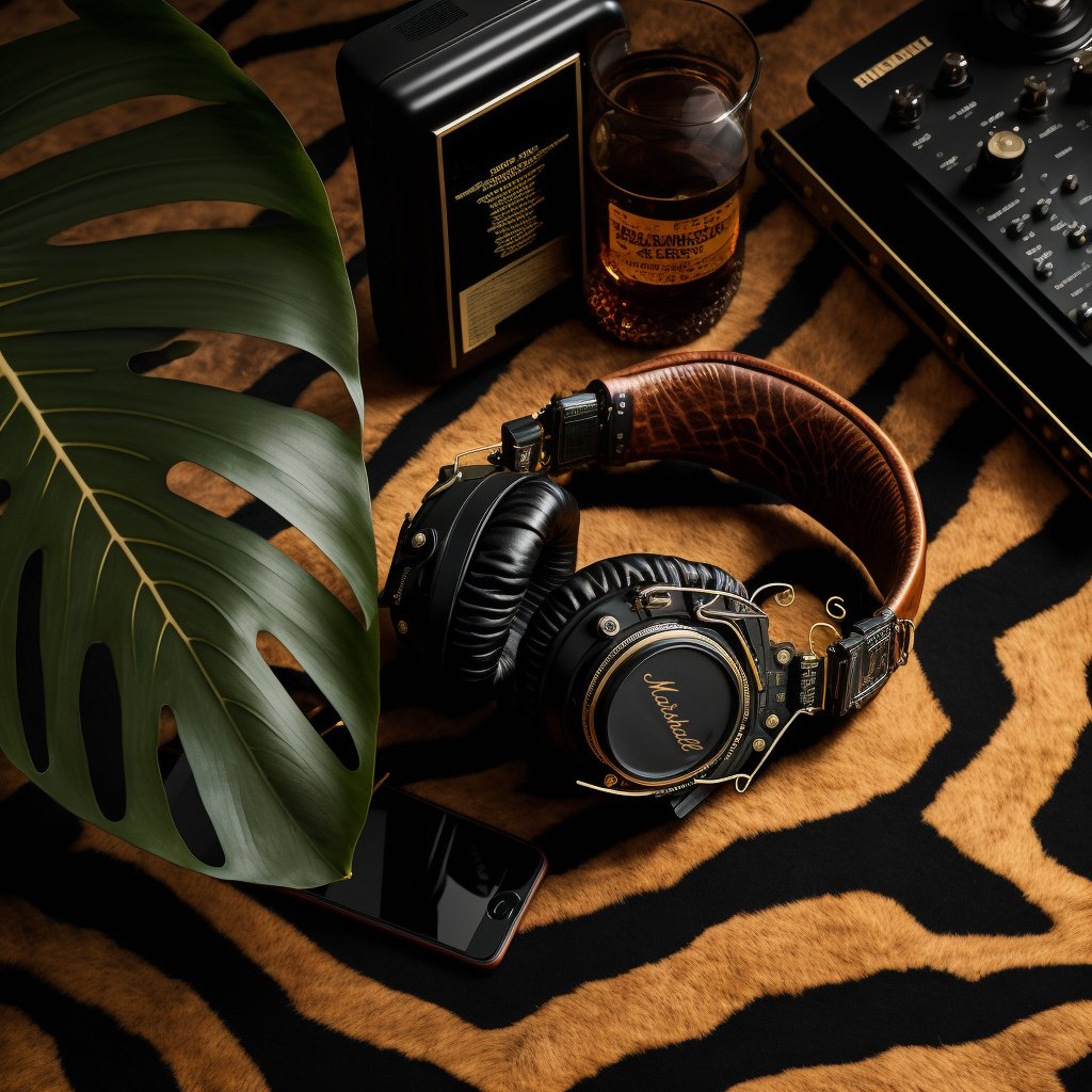 JojoFrank_isometric_angle_black_marshall_headphones_on_tiger_sk_e9577dca-9502-431e-9e0b-1f24abafbf50.jpg
