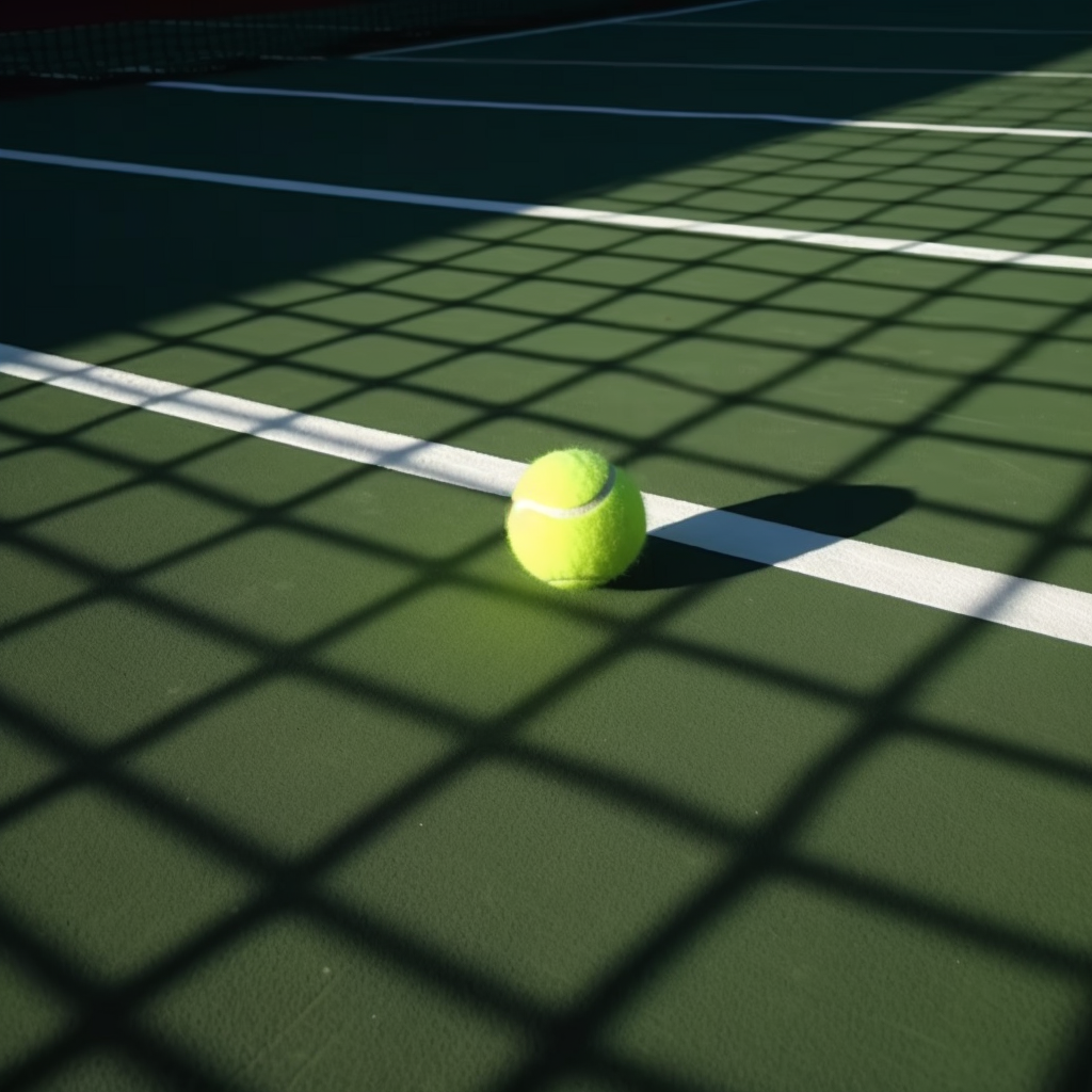 JojoFrank_tennis_ball_on_court_with_shadow_of_net_6c28c2ad-5f90-470d-92f4-66b14e16a93d.png