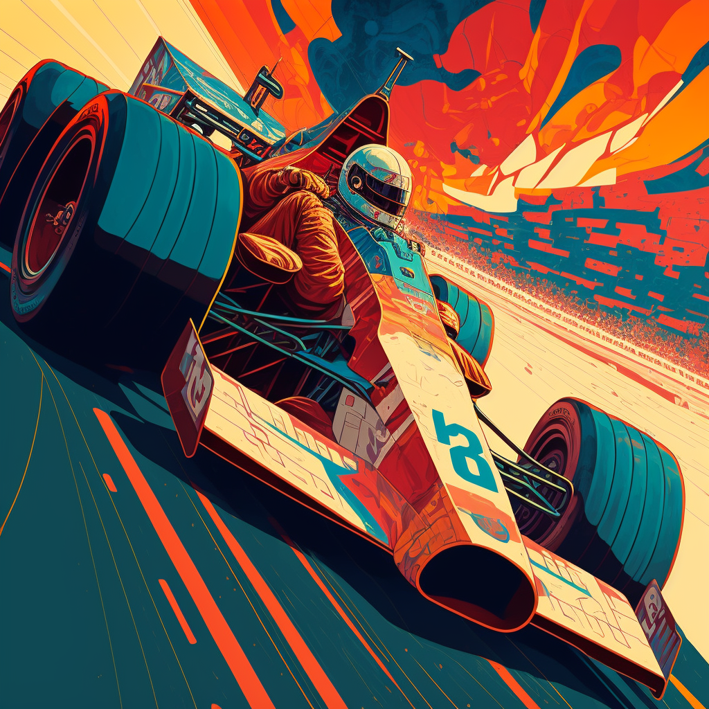 JojoFrank_formula_one_car_race_in_the_style_of_Moebius_c7698b01-2af6-4311-9940-1c88490121c8.png