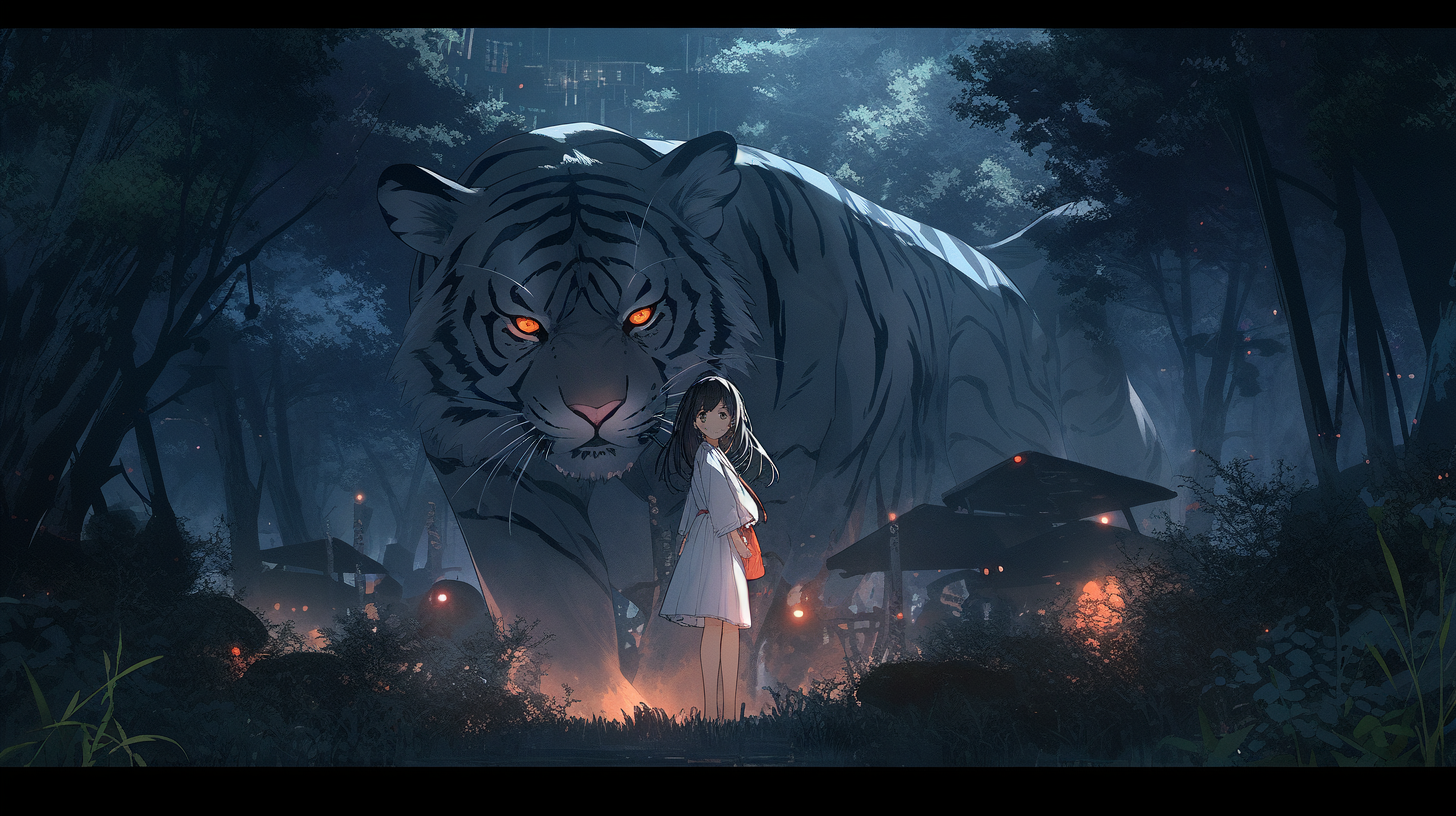 JojoFrank_a_twelve_year_old_girl_and_a_giant_tiger_made_of_smok_8c269884-ae31-4369-9684-9b9da79beacc.PNG