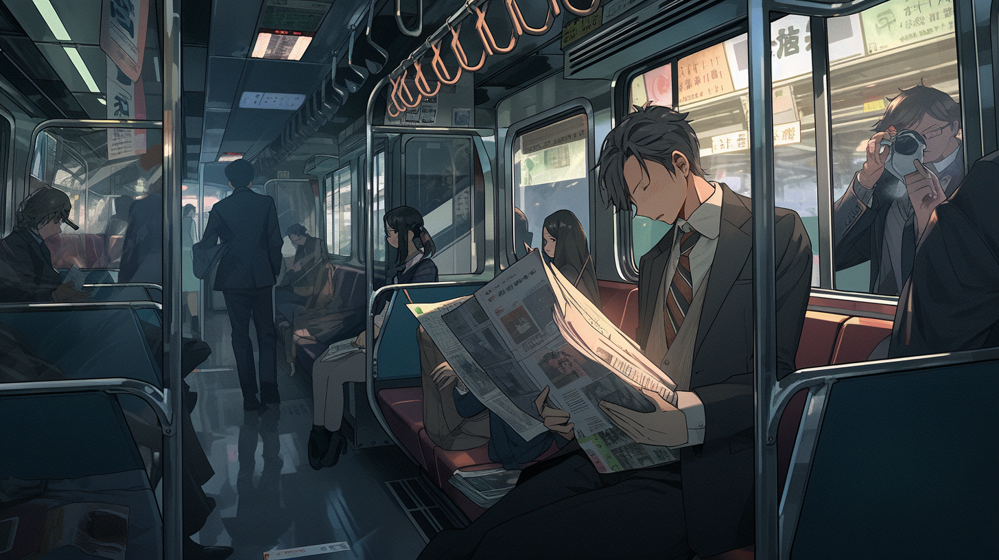 JojoFrank_Japanese_businessman_reading_newspaper_on_subway_trai_3365f6f8-fa32-460b-ab06-52a5b286bfb7.PNG