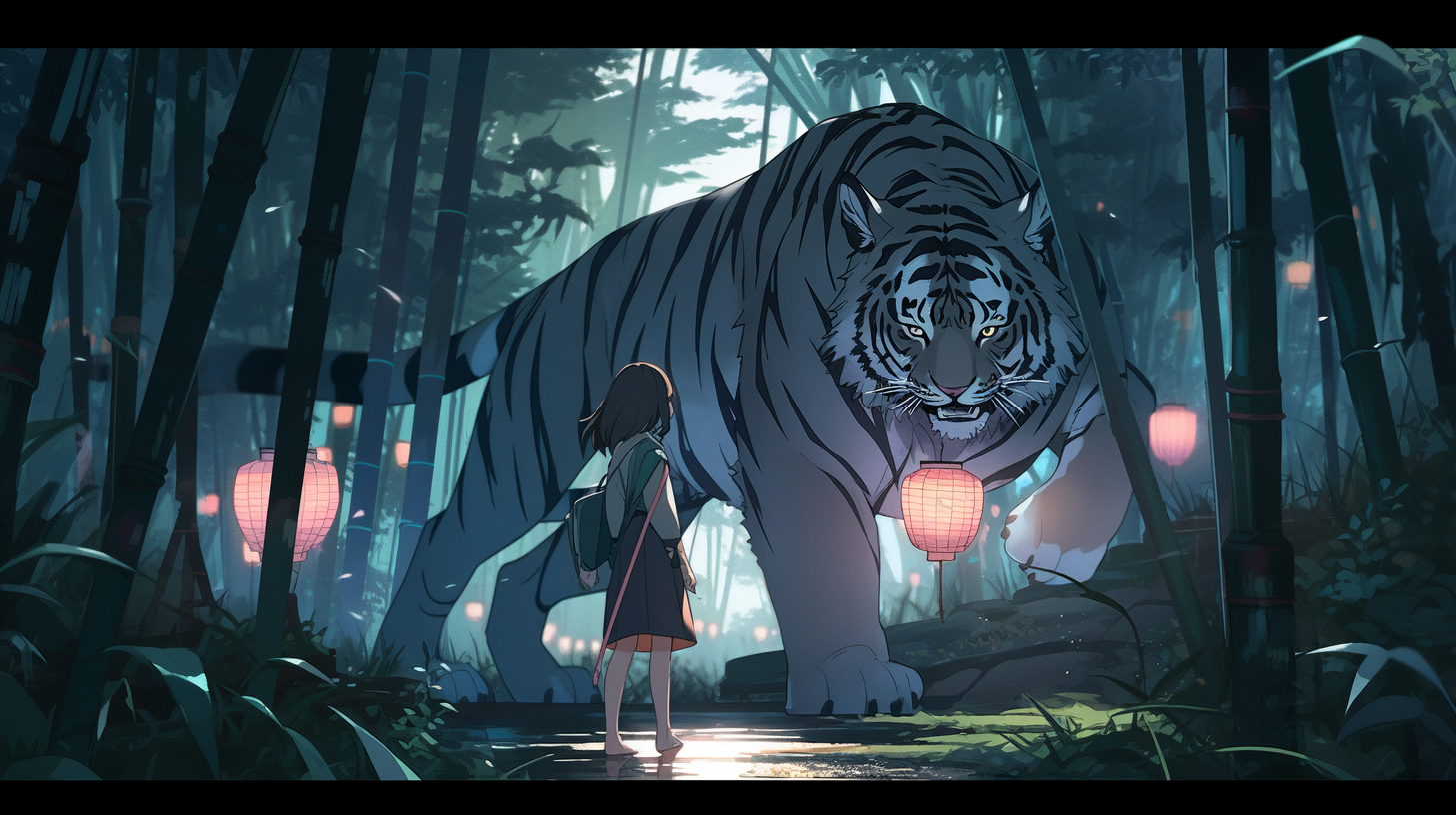 JojoFrank_a_twelve_year_old_girl_and_a_giant_tiger_made_of_smok_cfc651e8-6be3-4e02-9cb9-93e9402802d9.PNG