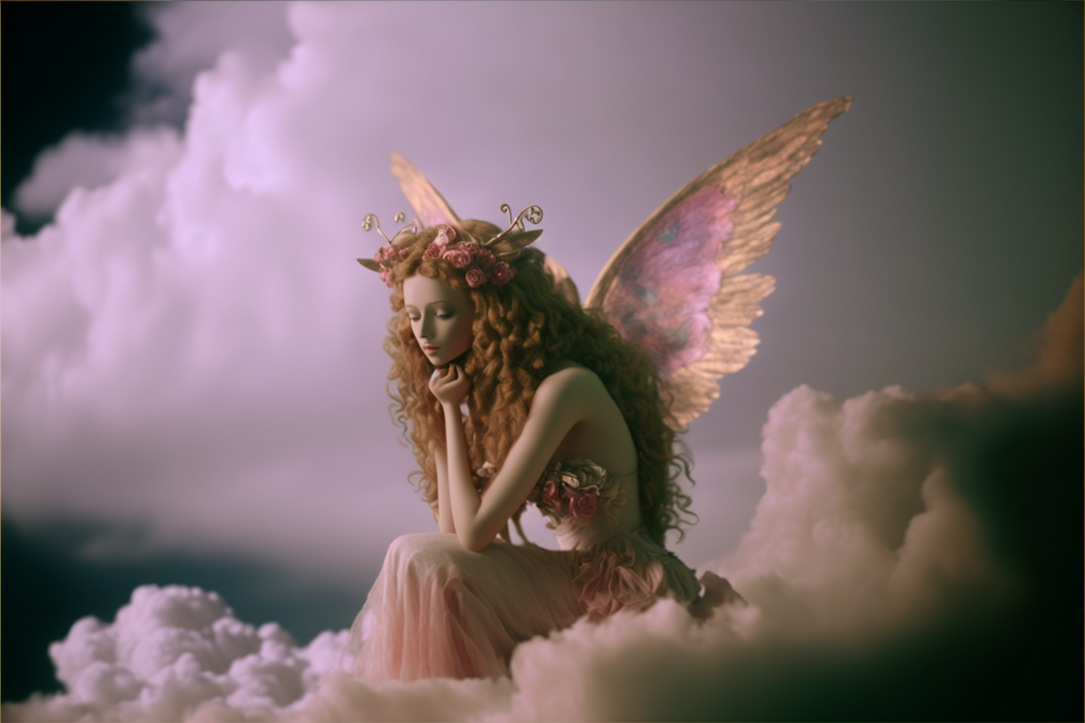 JojoFrank_pink_clouds_beautiful_fairy_with_butterfly_wings_look_ffdd703f-10f3-40f7-bfd7-734ee84cf50f.png