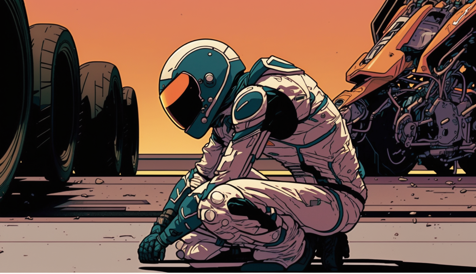 JojoFrank_racetrack_closeup_man_in_jumpsuit_kneeling_by_futuris_90d85f99-f8e7-4a18-900b-4a5c3670d299.png