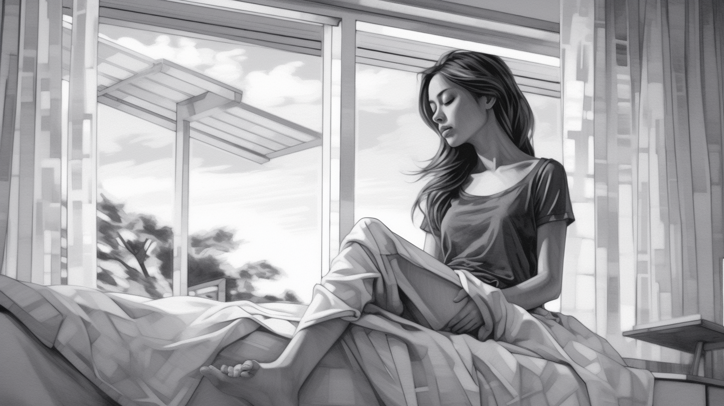 JojoFrank_line_drawing_beautiful_model_sitting_on_the_edge_of_h_367a39cb-5e04-4419-9982-ce1525f7b2ee.png