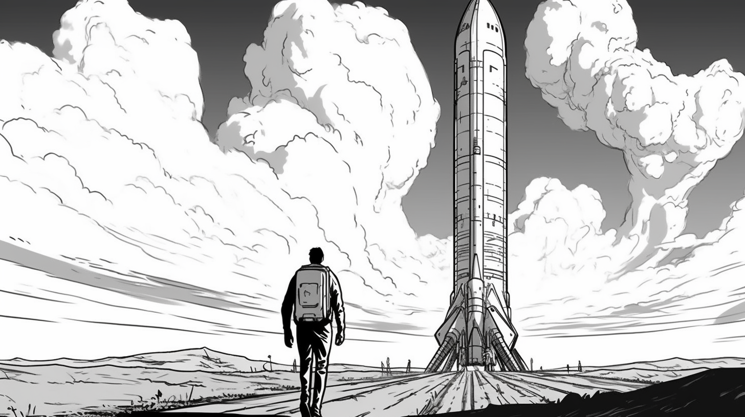 JojoFrank_astronaut_walking_toward_a_rocket_in_the_style_of_moe_413d14f8-a4bc-4268-a733-19bdee5eaa33.png