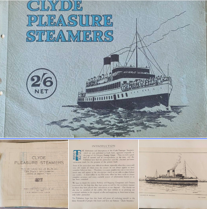 Clyde Pleasure Steamers Historical Booklet
