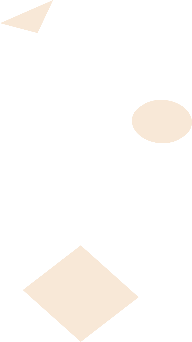 An abstract composition with black background and light beige geometric shapes, including a triangle at the top left, a circle on the right, and a diamond at the bottom.