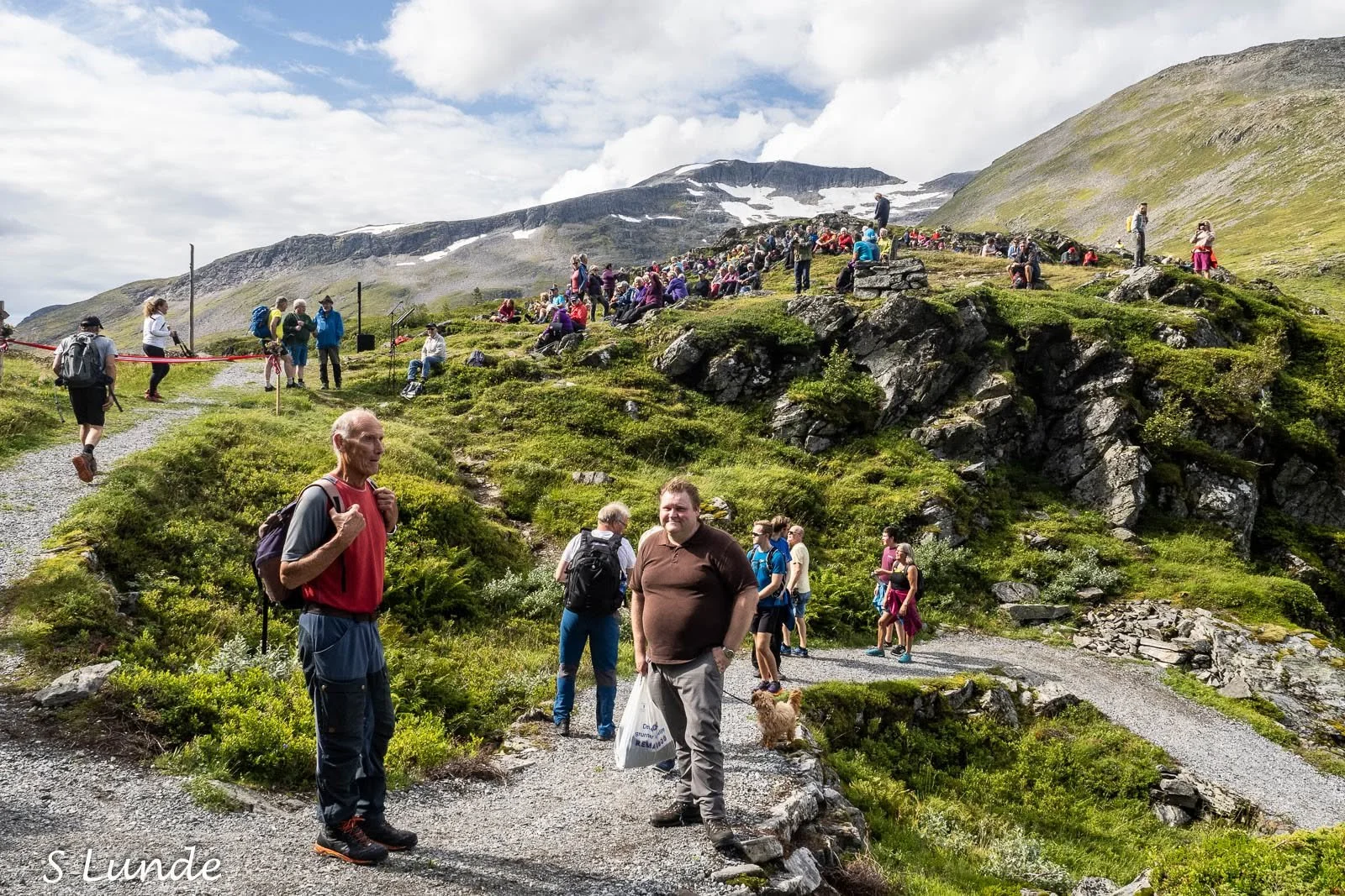 Open dag på postvegen i Ljøbrekka 30. august