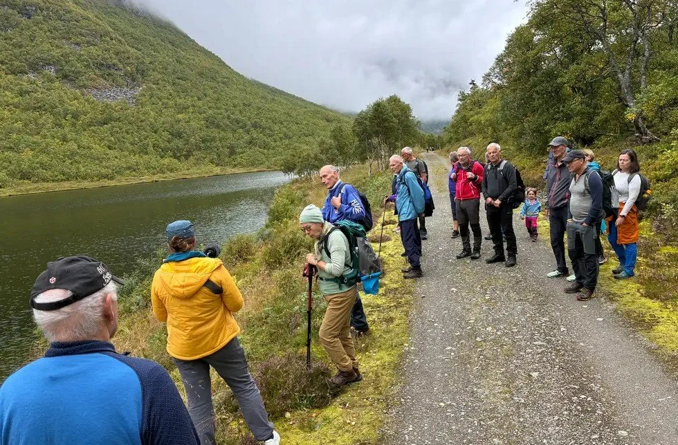 Stor oppslutnad om turmarsj