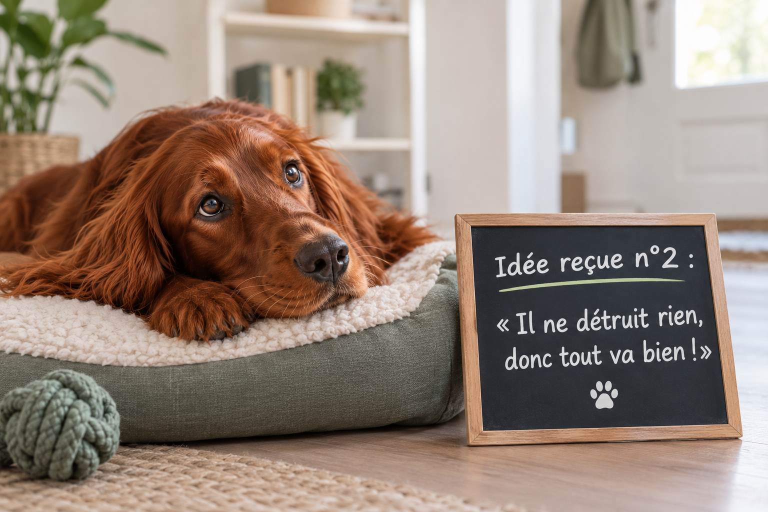 Idée reçue n° 2 : « Il ne détruit rien, donc tout va bien ! » 🐾