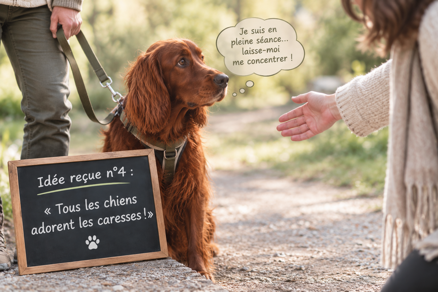 Idée reçue n° 4 : « Tous les chiens adorent les caresses ! »