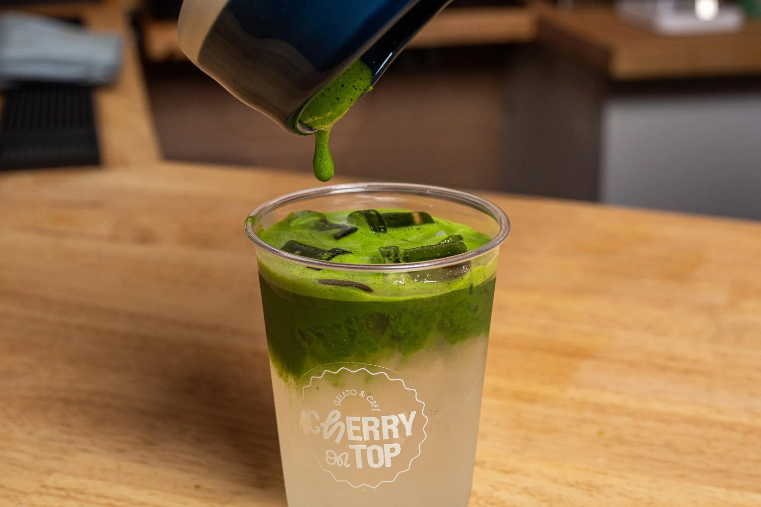 Coconut Vanilla Cloud Matcha from Cherry on Top