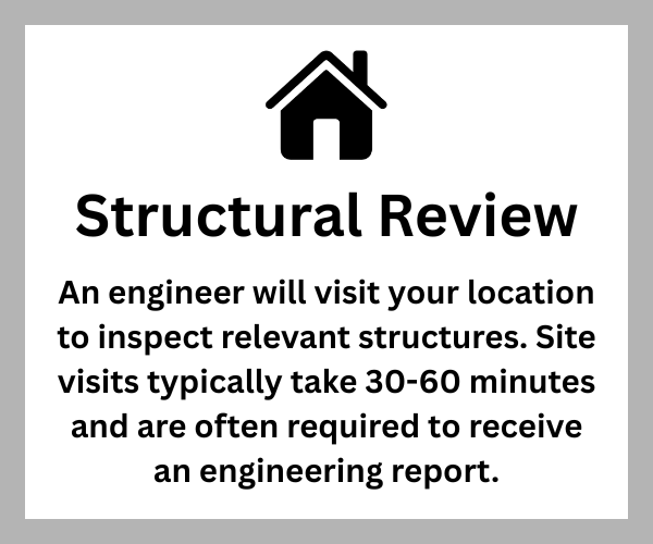 Icon of a home with Structural Review