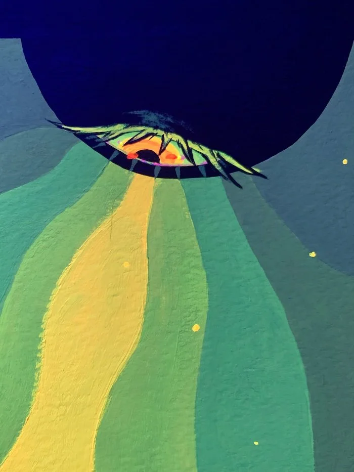worm-calling-out-to-God-psychedelic-painting-rae-hofstedt-UV-eye.jpeg