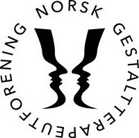 Circular logo with the words 'Norsk Gjestetilbud' and 'Foredning' around the perimeter, featuring two stylized black eagle heads facing each other in the center.