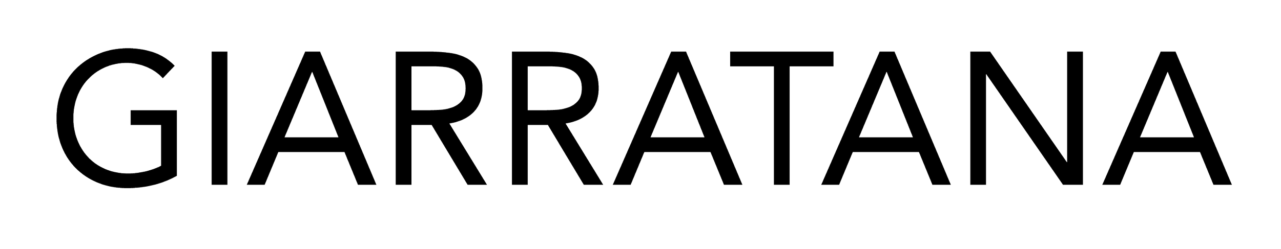 The word 'GARRATANA' written in large, outlined, black capital letters.