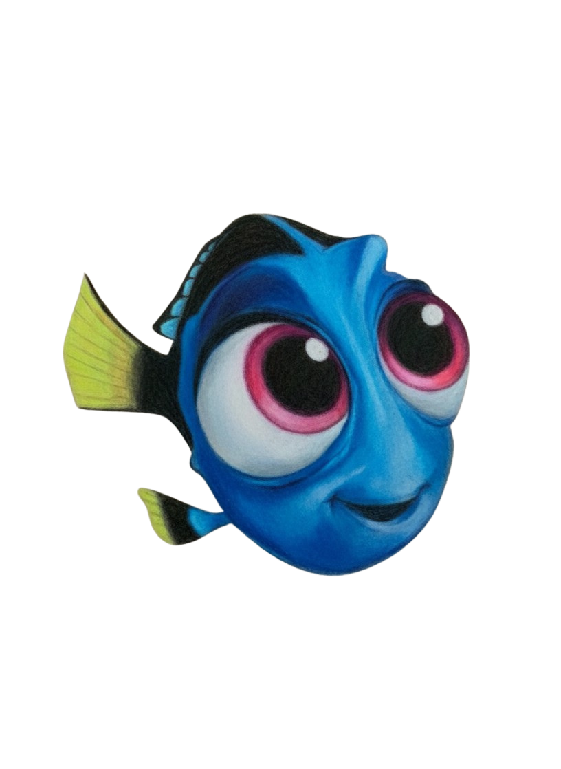 Adorable Baby Fish Art Print