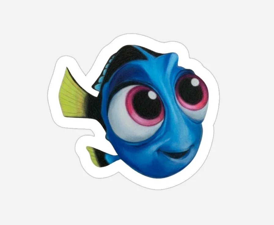 Adorable Baby Fish Stickers