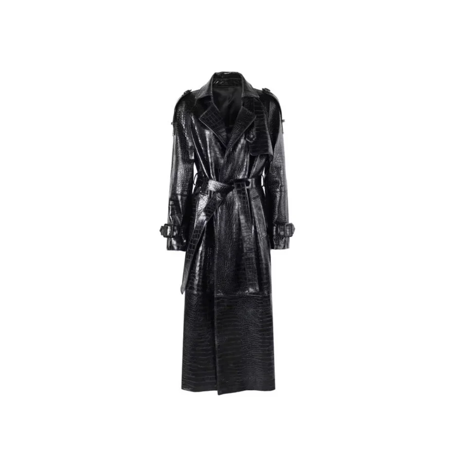 Thea Leather Coat