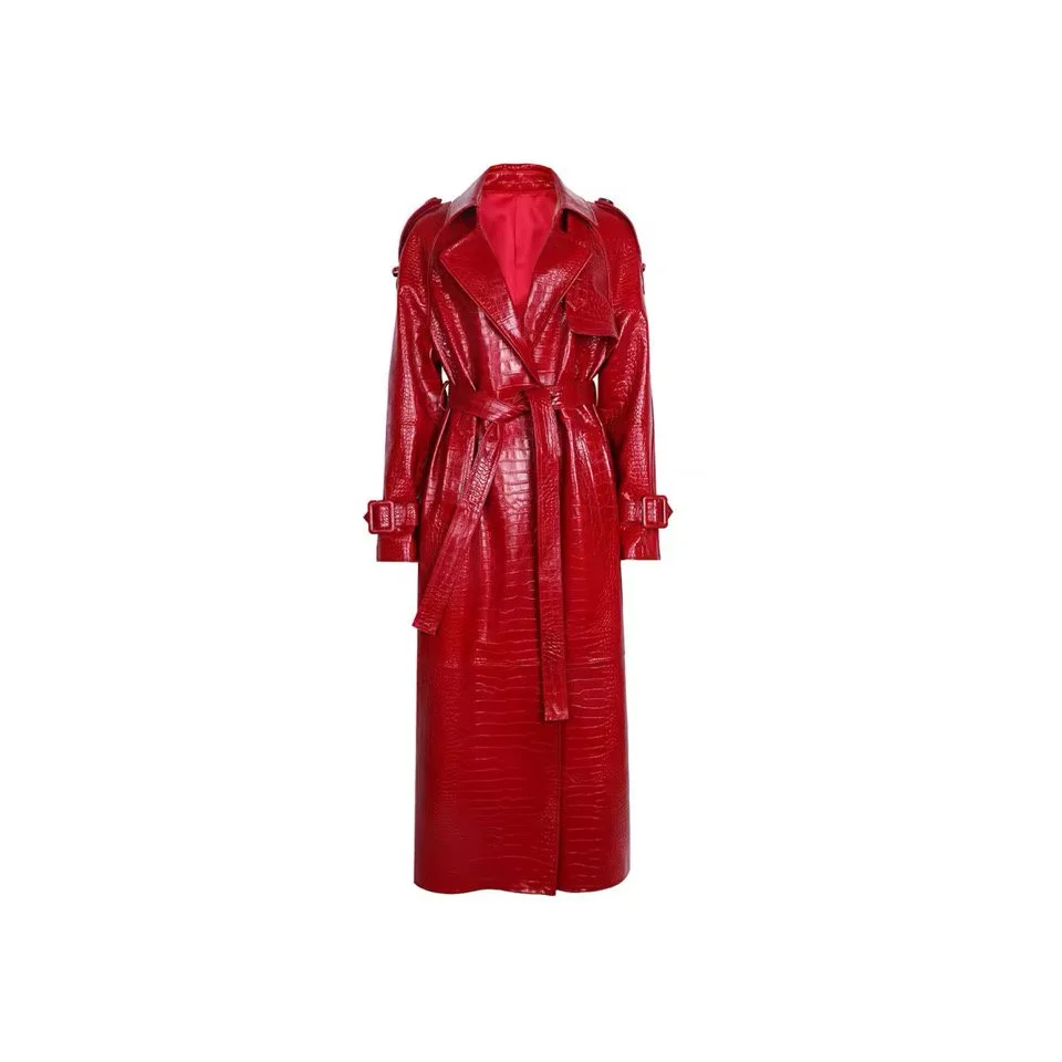 Thea Leather Coat