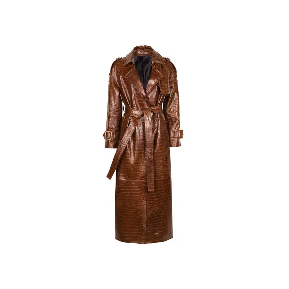 Thea Leather Coat