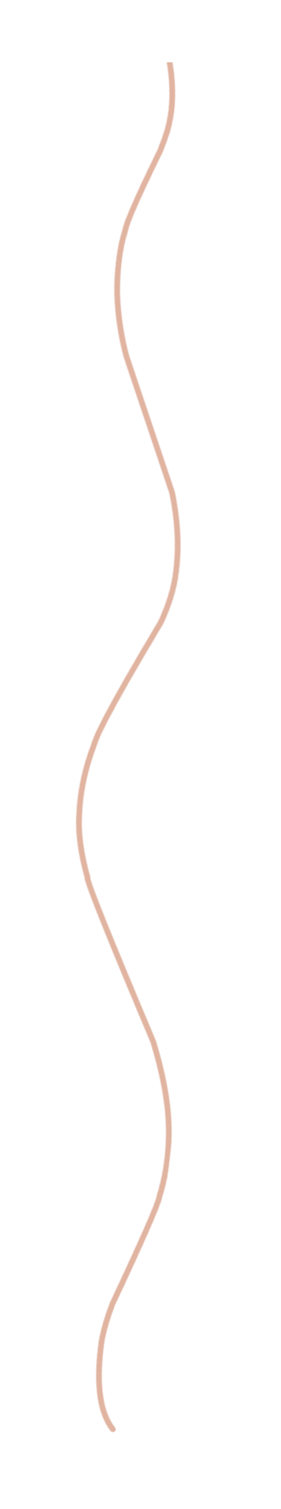 A beige or light brown flexible cord or string with a wavy shape, set against a black background.