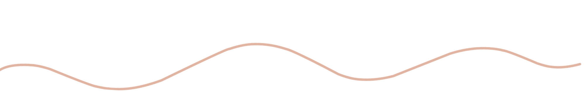 A light pink wavy line on a black background.