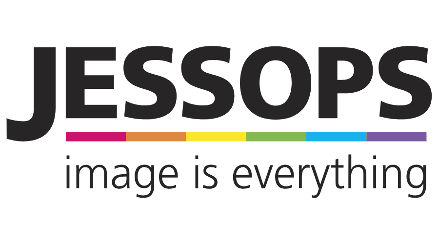 JESSOPS logo with the tagline 'image is everything' underneath, featuring a rainbow-colored underline.