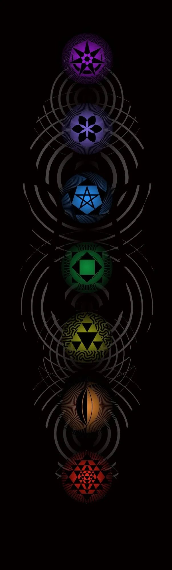 Explore the Sakrosankt symbol by contemporary artist Patrick Hüttlinger through sacred geometry, natural patterns and symbolic concepts.