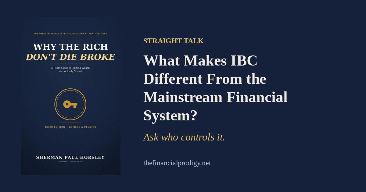 What Makes IBC Different From The Mainstream Financial System?  Ask Who Controls It.