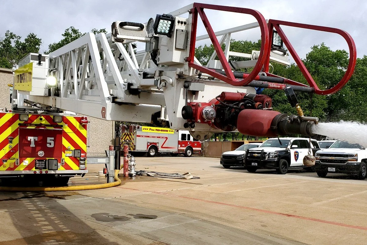 Aerial device inspection and testing for fire departments