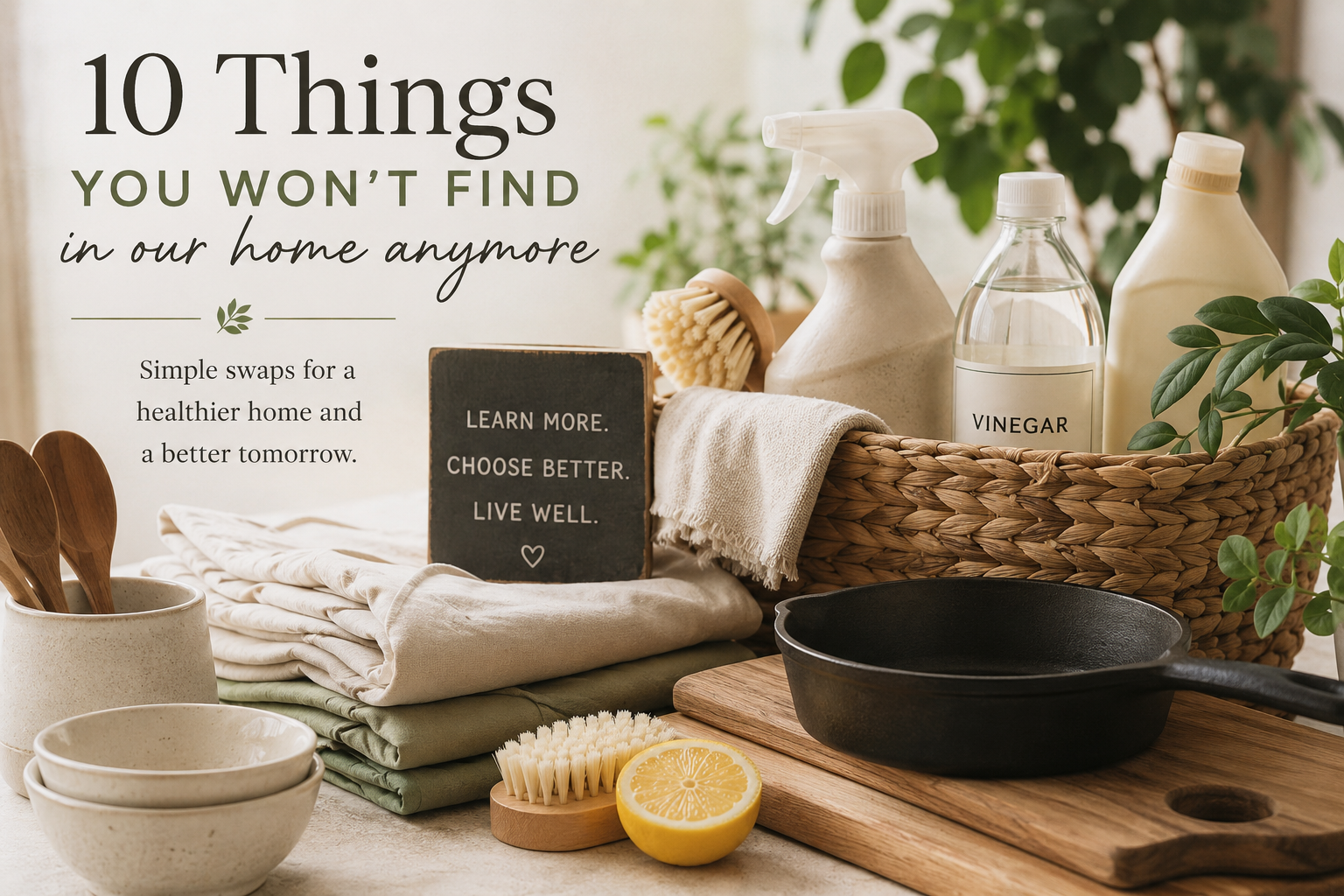 10 Things you will not find in my home
