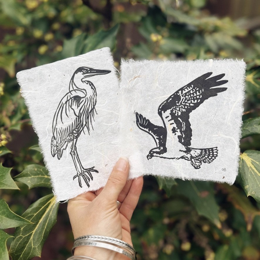Home is Where the Water Is: Carving the Great Blue Heron &amp; Osprey