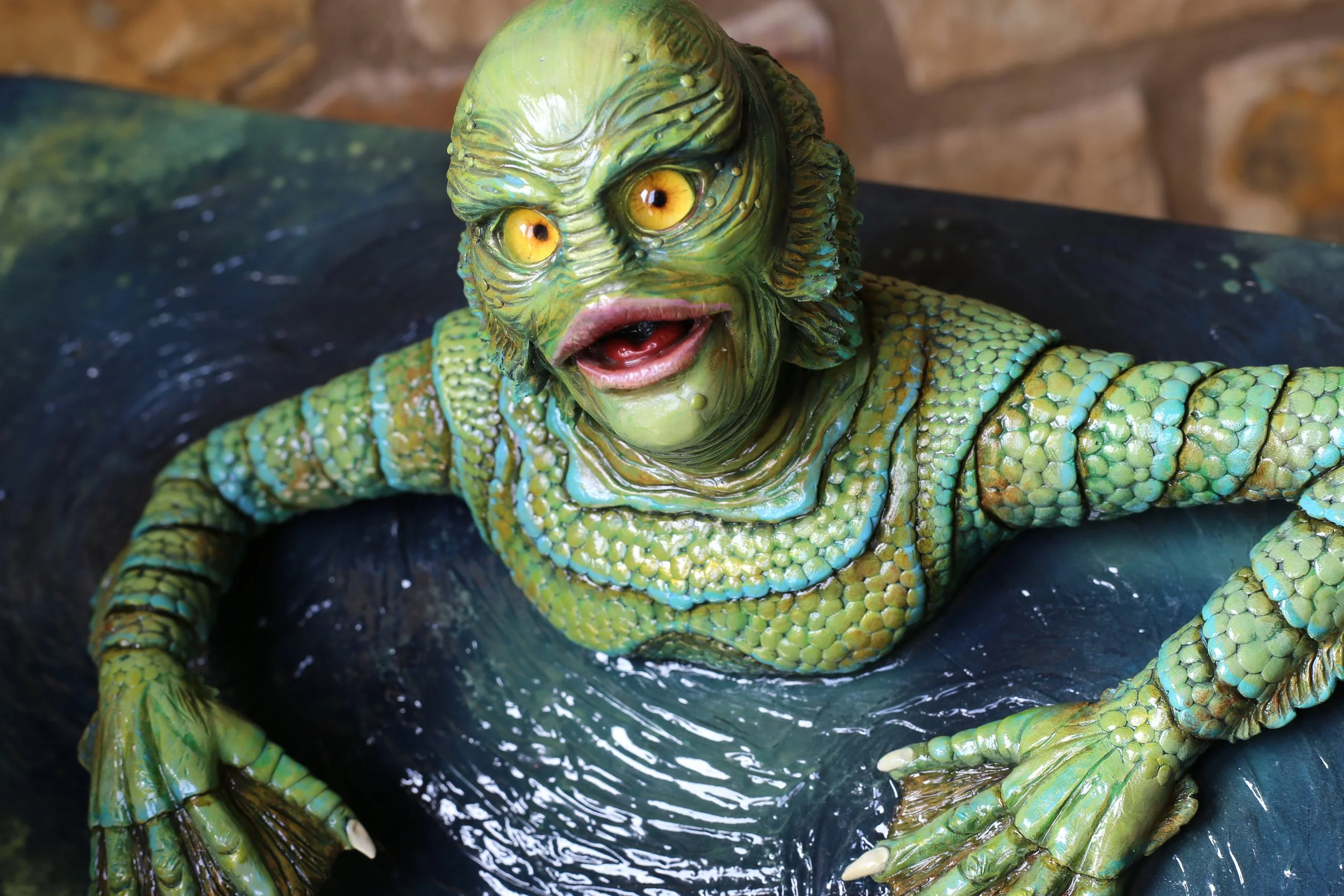 Gillman (creature from the black Lagoon) creation for a skateboard show